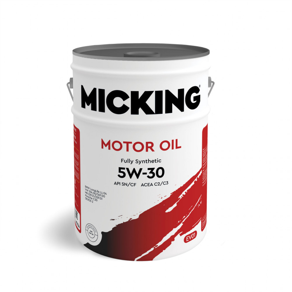 моторное масло 20l. micking motor oil evo1 5w-30  api sn/cf acea c2/c3, M3124