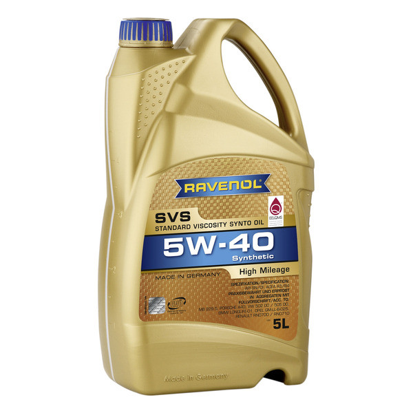 5w40 5л масло моторное ravenol svs 5w40 sn plus/sp, 111510000501999
