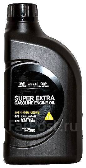 5w30 1л hyundai  super extra gasoline п/с, 0510000110