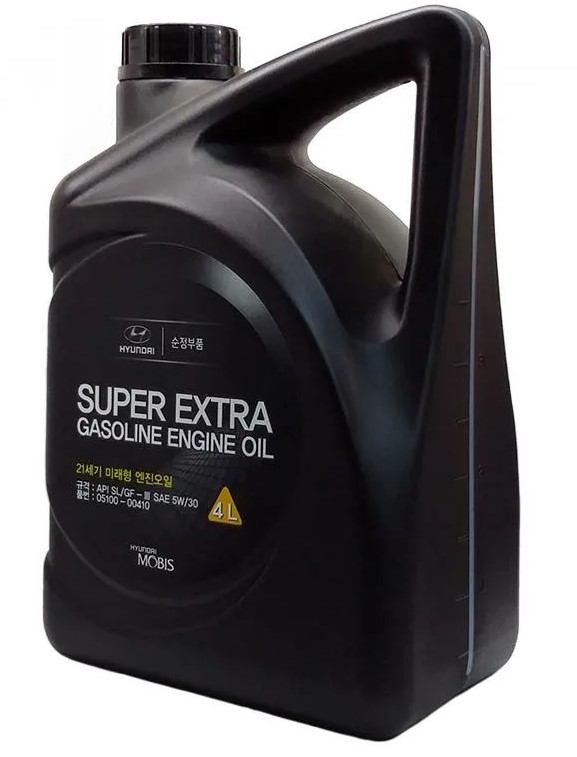 5w30 4л hyundai  super extra gasoline п/с, 0510000410