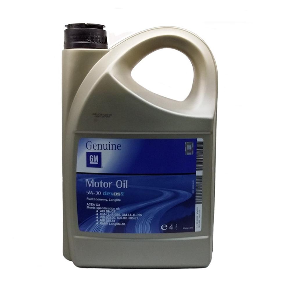 5w30 4л gm motor oil dexos2 euro, 93165556