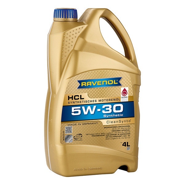 5w30 4л ravenol hcl ( sl/cf ) vw502/vw505, 111111800401999