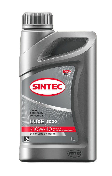 масло sintec luxe 5000 10w-40 sl/cf 1л, 600231
