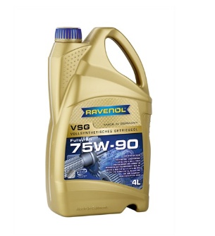 масло трансмиссионное ravenol vsg sae  75w-90 4 л, 1221101004