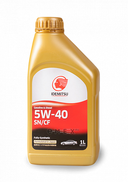 5w40 1л idemitsu (sn/сf) синт. fully-synthetic, 30011333724