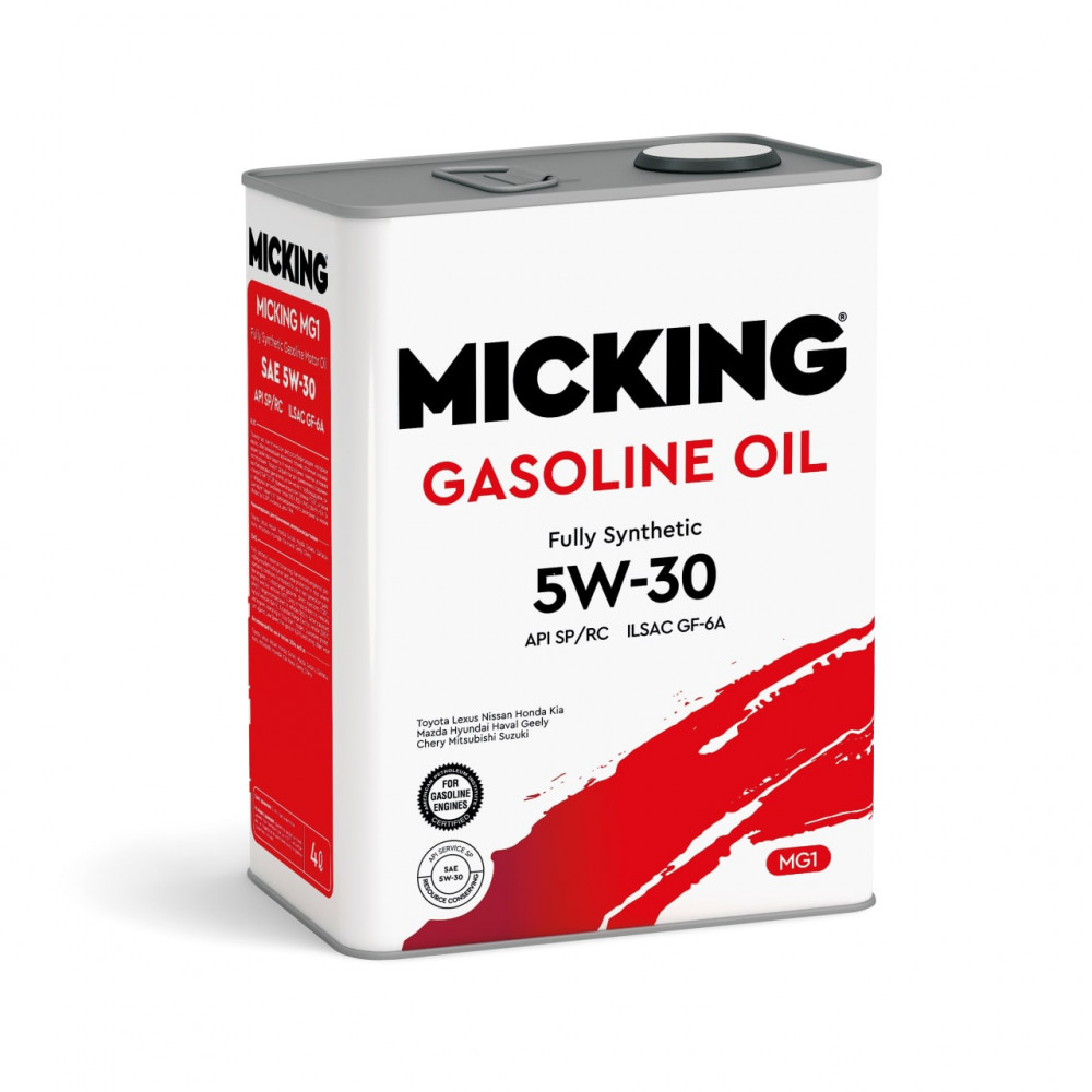 5w30 4л mickiing mg1 sp/rc синтетика ( 4l +1l ), AM2128