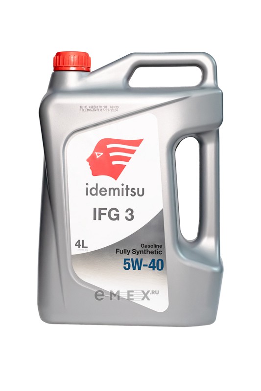 5w40 4л idemitsu sn fully-synthetic ( серая ), TII10105841