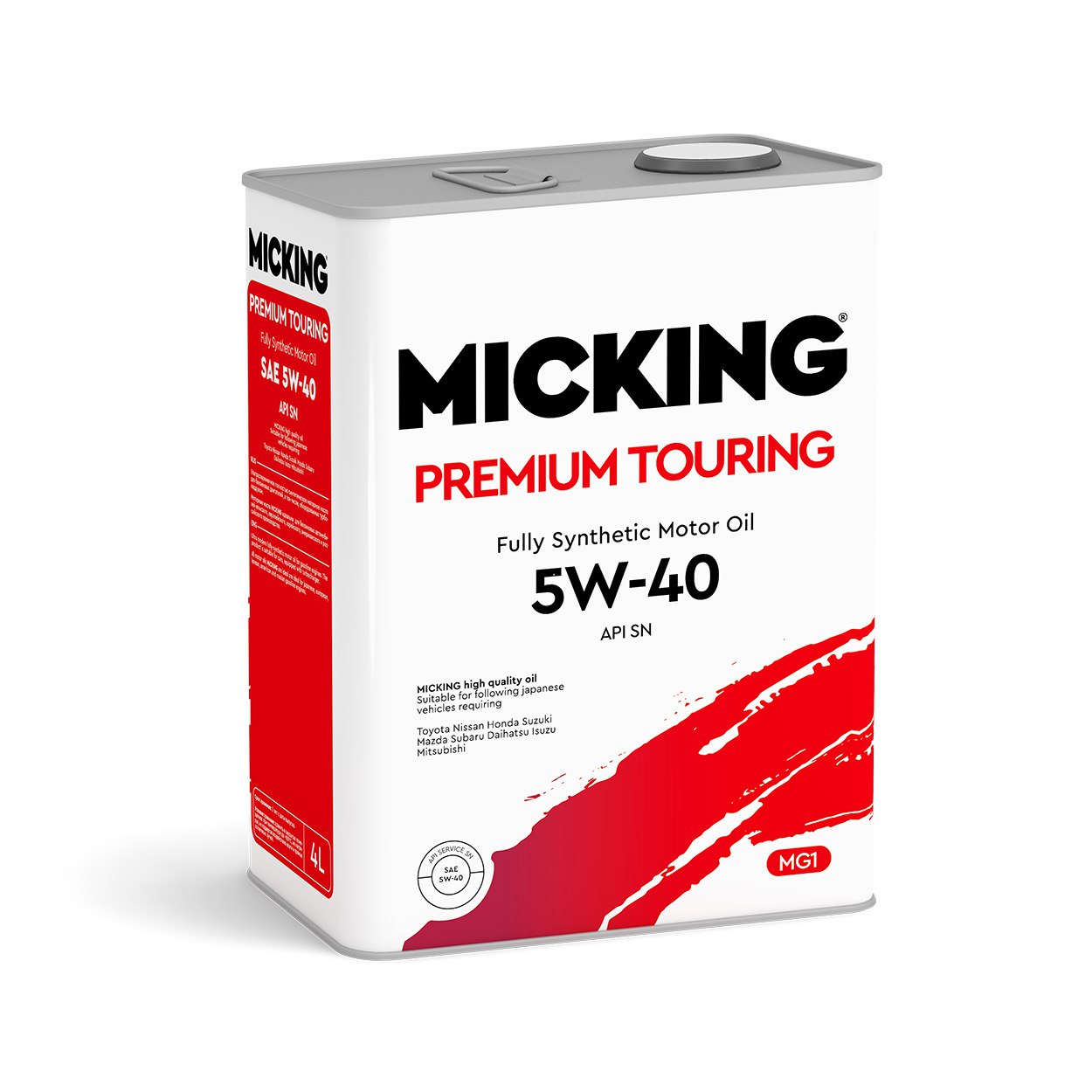 5w40 4л mickiing premium touring mg1 sn синтетика, OIL4066