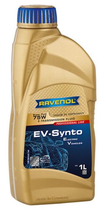 масло трансмиссионное ravenol ev-synto super fluid 75w e-tf, 1215102001