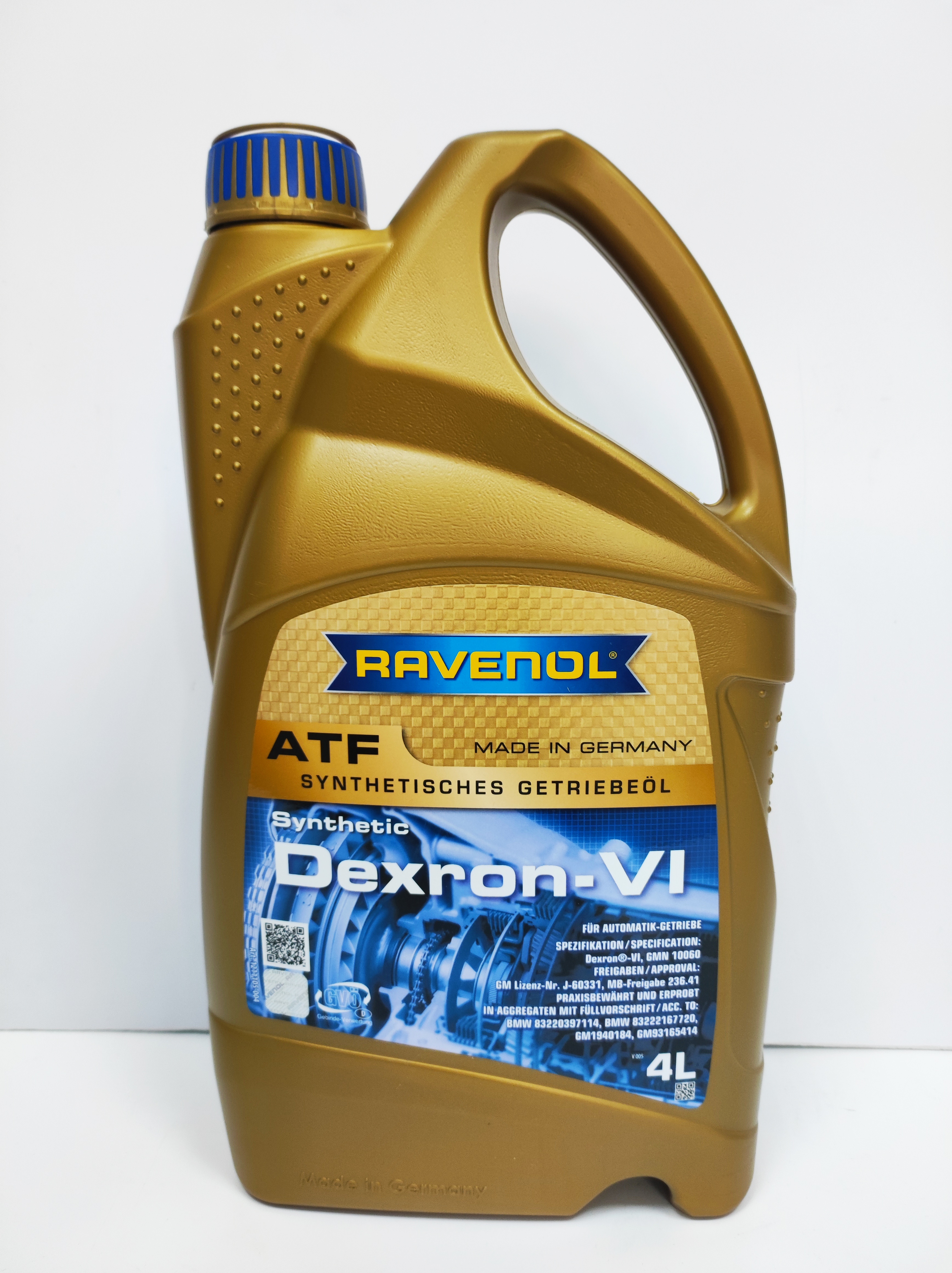 жидкость для акпп ravenol 4л atf d-vi, 121110500401999