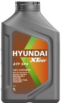 жидкость для акпп 1л atf sp-iv hyundai xteer, 1011006