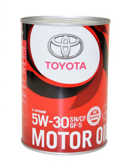 5w30 1л toyota motor oil sn (железо) япония, 0888013706