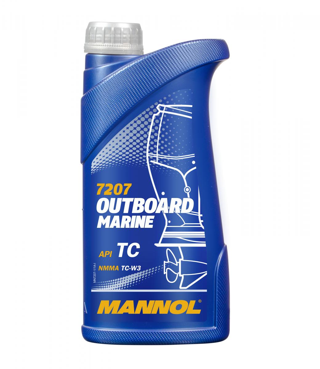 моторное масло для 2т лод.моторов mannol outboard 2tсинтетика)  1л, 1412